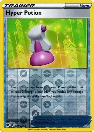 Hyper Potion Reverse Holo Pokemon card from Champion's Path