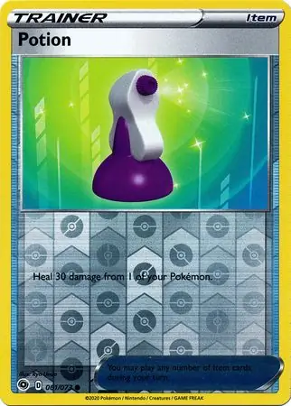 Potion Reverse Holo Pokemon card from Champion's Path