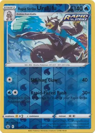 Rapid Strike Urshifu Reverse Holo