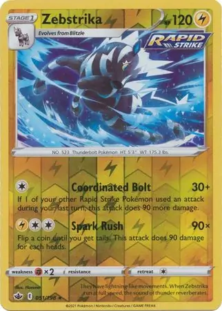 Zebstrika Reverse Holo