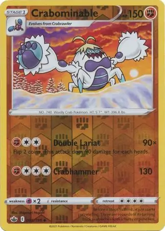 Crabominable Reverse Holo