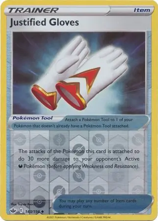 Justified Gloves Reverse Holo