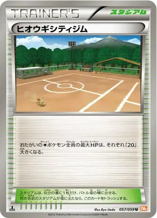 Aspertia City Gym Pokemon card from Cold Flare