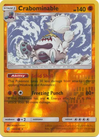 Crabominable Reverse Holo