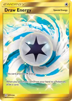 Draw Energy Secret Pokemon card from Cosmic Eclipse