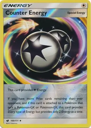 Counter Energy Reverse Holo Pokemon card from Crimson Invasion