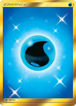 Water Energy Secret Pokemon card from Crimson Invasion