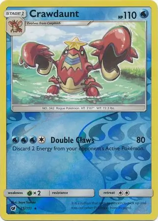 Crawdaunt Reverse Holo