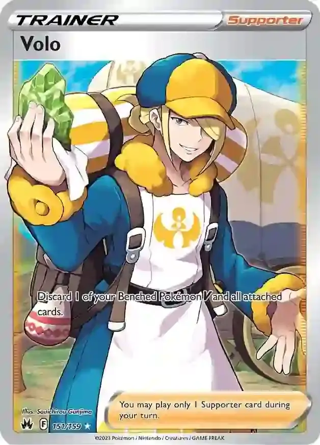 Volo Pokemon card from Crown Zenith