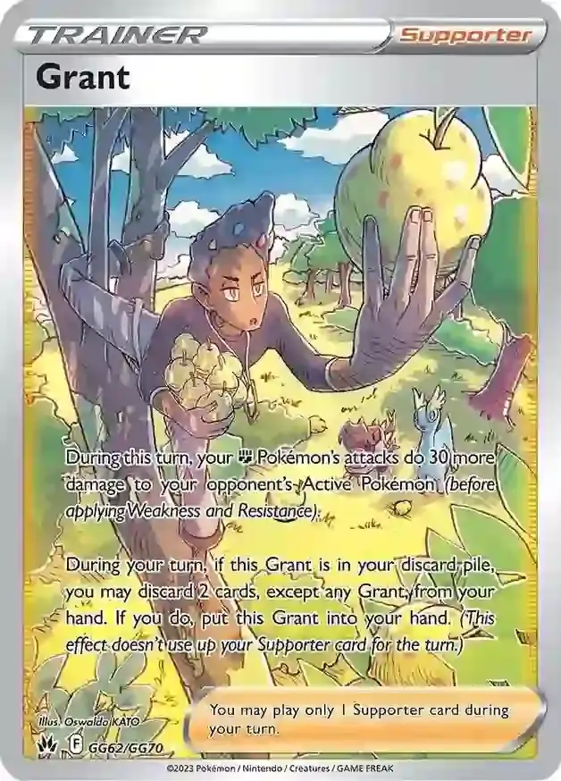 Grant Pokemon card from Crown Zenith