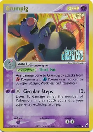 Grumpig Reverse Holo