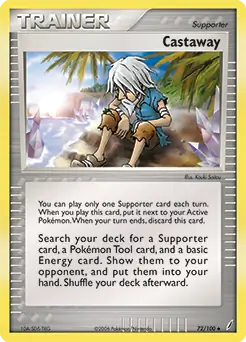 Castaway Pokemon card from Crystal Guardians