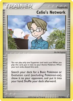 Celio's Network Pokemon card from Crystal Guardians