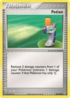 Potion Pokemon card from Crystal Guardians