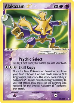Alakazam Gold Star