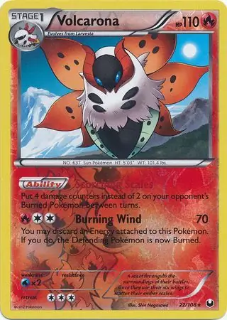 Volcarona Reverse Holo