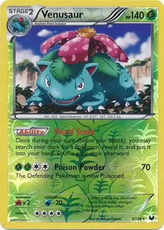 Venusaur Reverse Holo
