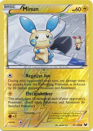 Minun Reverse Holo