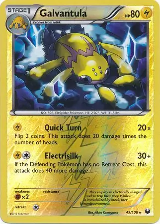 Galvantula Reverse Holo