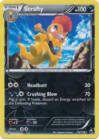 Scrafty Reverse Holo