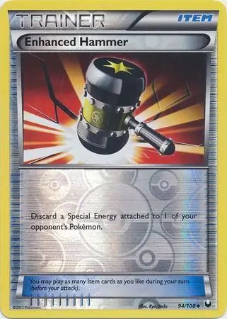Enhanced Hammer Reverse Holo Pokemon card from Dark Explorers