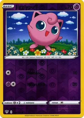 Jigglypuff Reverse Holo