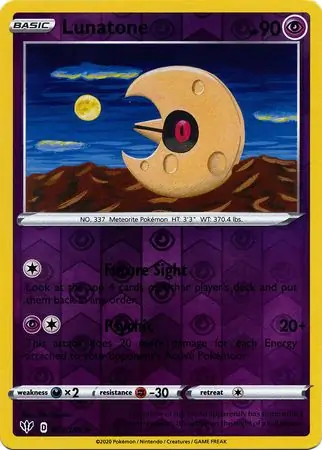 Lunatone Reverse Holo