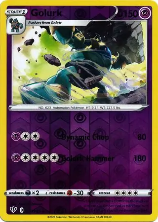 Golurk Reverse Holo