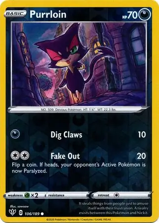 Purrloin Reverse Holo