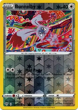 Bunnelby Reverse Holo