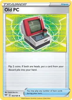 Old PC Pokemon card from Darkness Ablaze