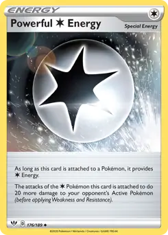 Powerful C Energy Pokemon card from Darkness Ablaze