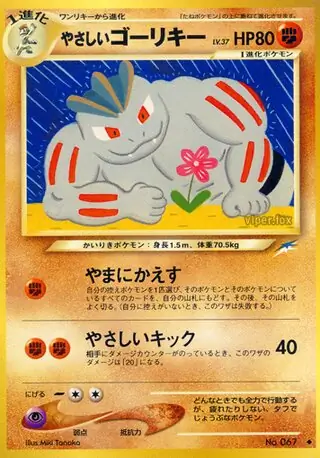 Light Machoke Pokemon card from Darkness, and to Light...