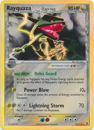 Rayquaza Reverse Holo