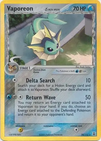 Vaporeon Reverse Holo