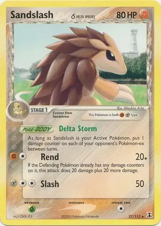 Sandslash Reverse Holo