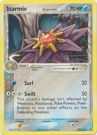 Starmie Reverse Holo