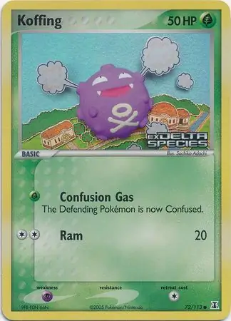 Koffing Reverse Holo