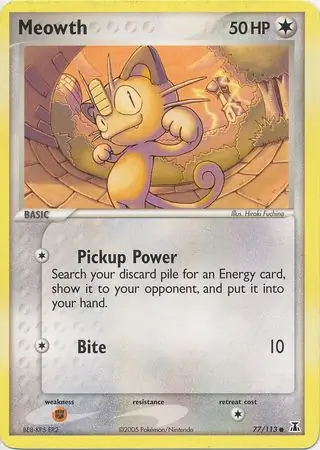Meowth Reverse Holo