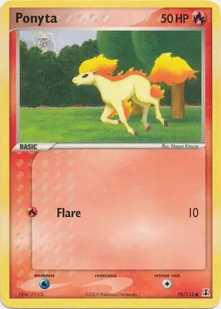 Ponyta Reverse Holo