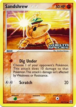 Sandshrew Reverse Holo