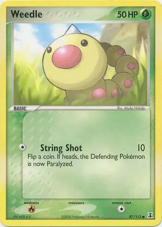Weedle Reverse Holo