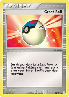 Great Ball Pokemon card from Delta Species
