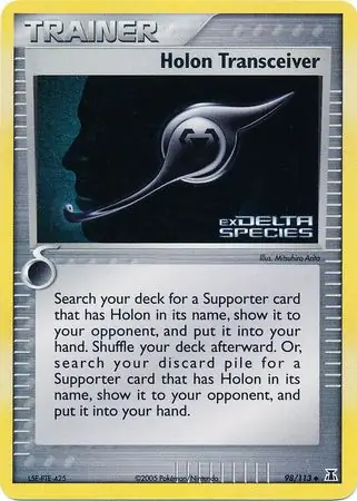Holon Transceiver Reverse Holo Pokemon card from Delta Species