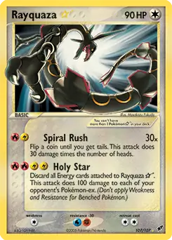 Rayquaza Gold Star