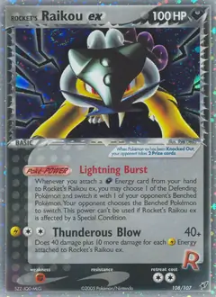 Rocket's Raikou ex Secret