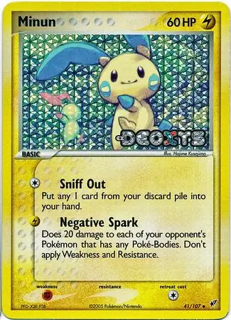 Minun Reverse Holo