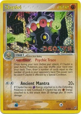 Claydol Reverse Holo