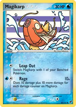 Magikarp Pokemon card from Deoxys