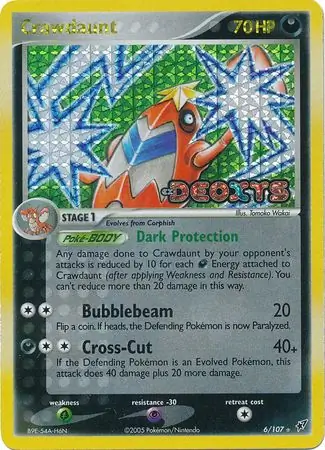 Crawdaunt Reverse Holo